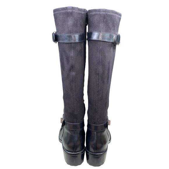 Cole Haan Women's Kinley Tall Black Leather Riding Boot Size US 7 - Picture 7 of 11